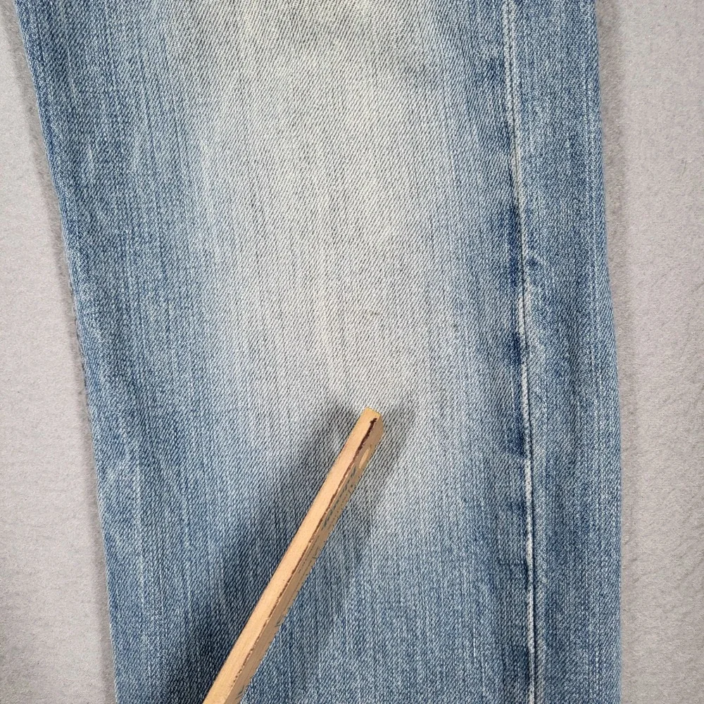 Levi's 511 Slim Jeans Men's 32x32 Blue Light Wash Denim 100% Cotton Skinny Distr